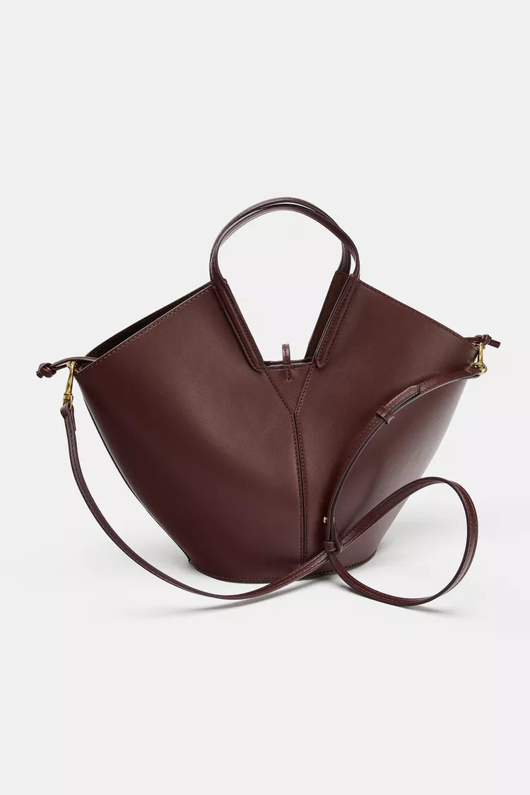 کیف شاپر حصیری زنانه زارا مدل 6082/710 - تصویر 4