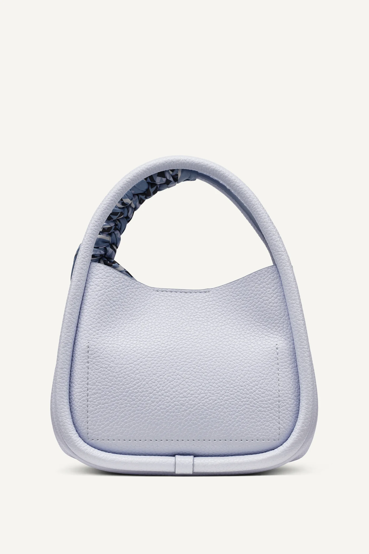 کیف دوشی زنانه DKNY مدل Capri Medium Hobo آبی Frost Blue - تصویر 2