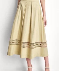 دامن زنانه DKNY مدل Pleated Midi
