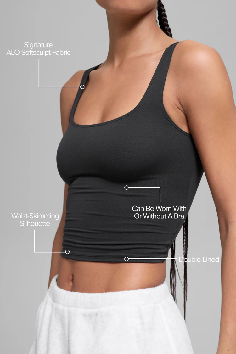تاپ ورزشی زنانه Alo Yoga Softsculpt Precision Tank - تصویر 4