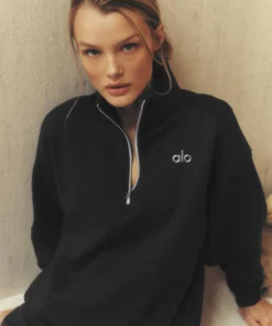 سویشرت یقه ایستاده Alo Yoga Accolade 1/4 Zip Pullover