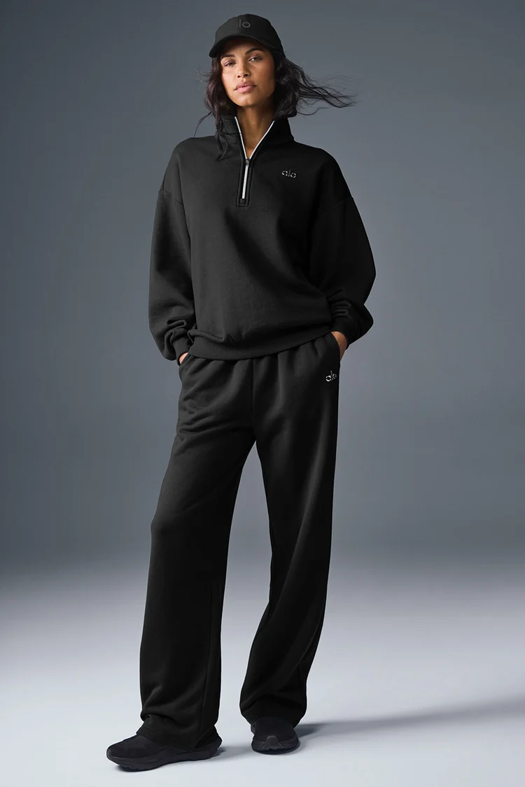 سویشرت یقه ایستاده Alo Yoga Accolade 1/4 Zip Pullover - تصویر 5