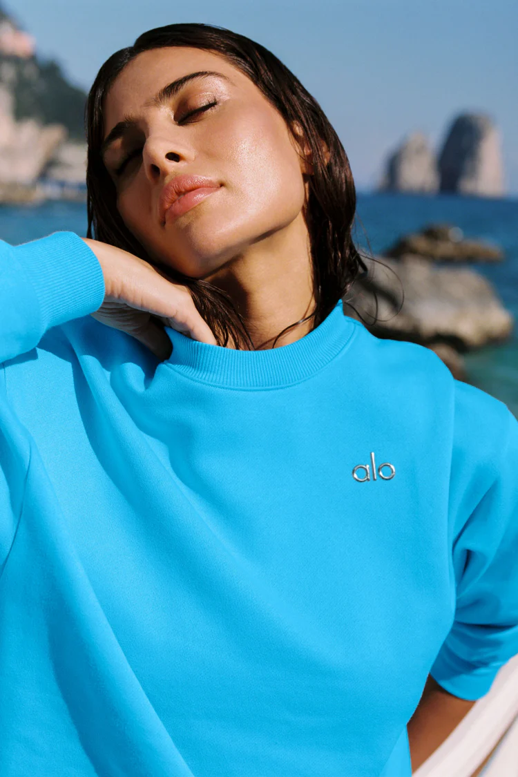 سویشرت زنانه/یونیسکس Alo Yoga Accolade Crew Neck Pullover