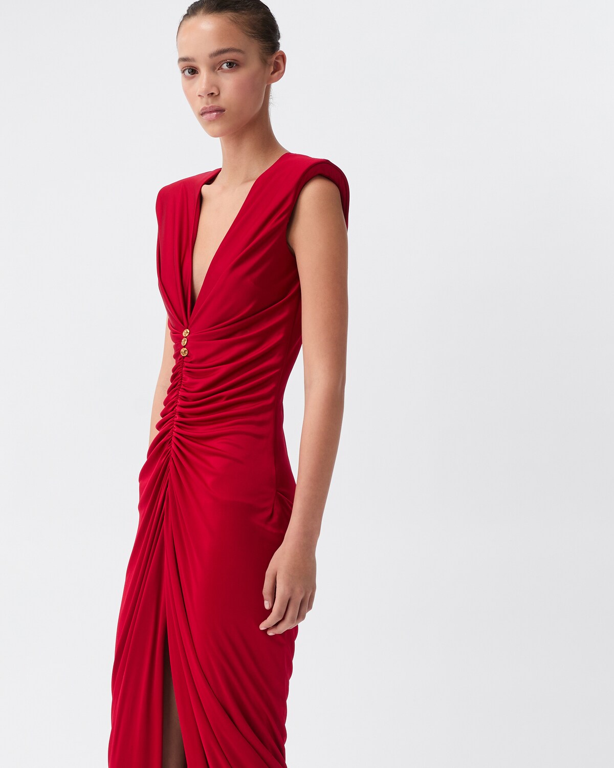 لباس شب ورساچه مدل Viscose‑Jersey Gown زنانه - تصویر 4