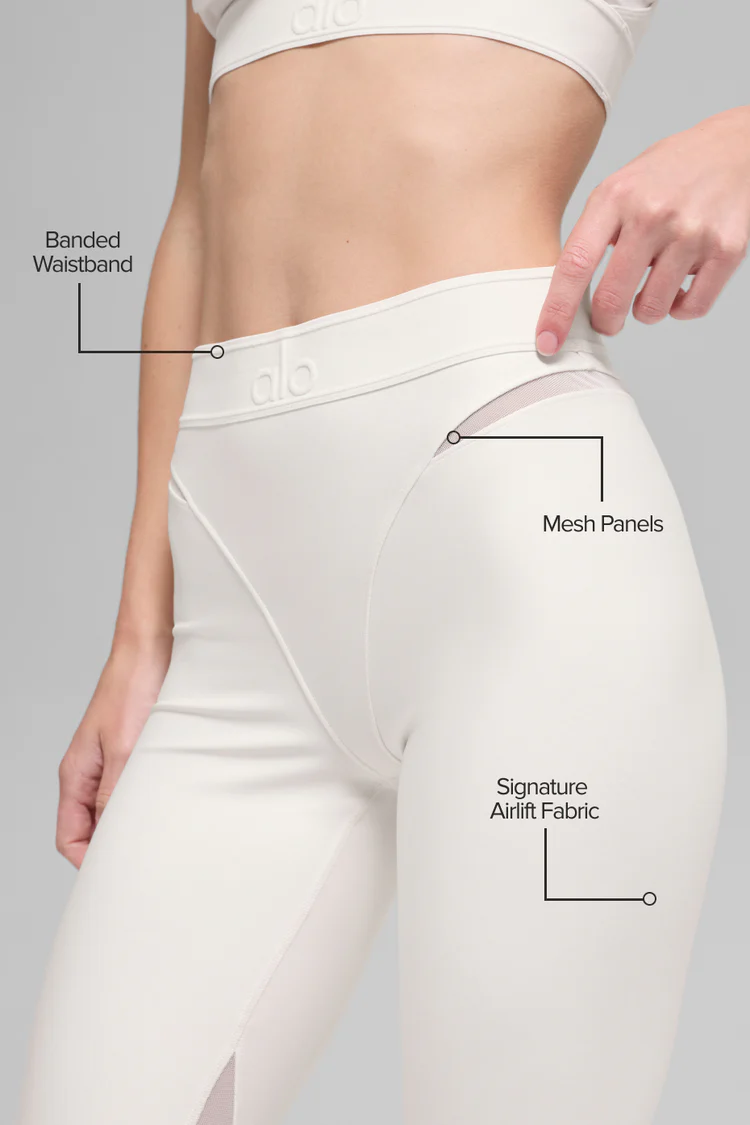 لگ ورزشی زنانه Alo Yoga Airlift High-Waist 7/8 Rebel Legging - تصویر 2