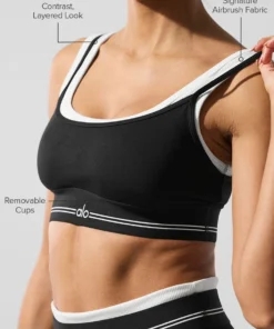 Alternative view of نیم‌تنه ورزشی زنانه Alo Yoga Airbrush Better Together Bra