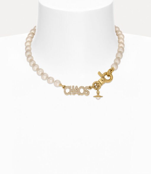 گردنبند مروارید Vivienne Westwood مدل Chaos Pearl
