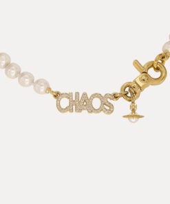 Alternative view of گردنبند مروارید Vivienne Westwood مدل Chaos Pearl
