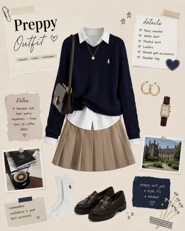 Preppy Style چیست؟ بازگشت استایل مدرسه‌ای در پاییز