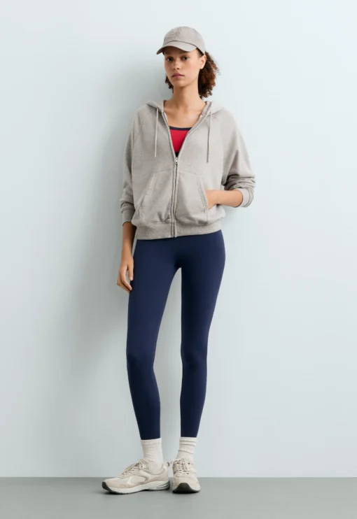 هودی زیپ‌دار زنانه اویشو OYSHO مدل Zip-Up Fleece